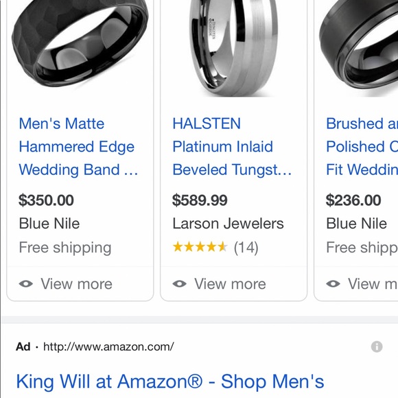 MEN’S “ KINGS WILL” ring men’s size 10 - Picture 3 of 3